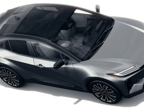 Toyota C-HR plus 2026 with interior 3D Model