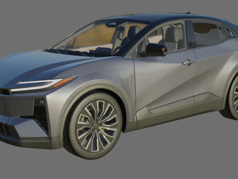 Toyota C-HR plus 2026 with interior Modelo 3D