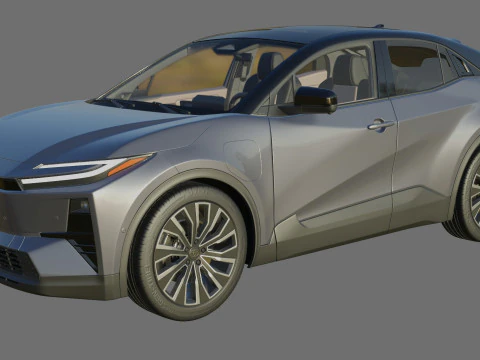 Toyota C-HR plus 2026 with interior 3D Model