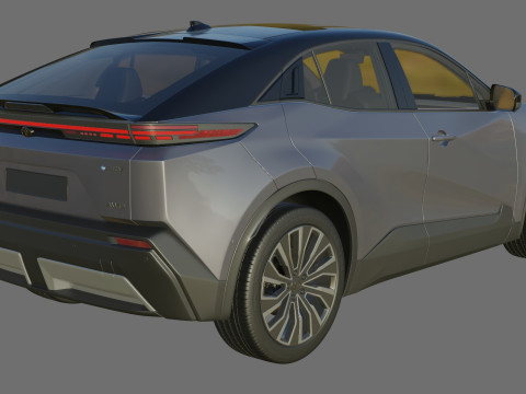 Toyota C-HR plus 2026 with interior Modelo 3D