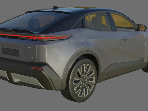 Toyota C-HR plus 2026 with interior 3D Model
