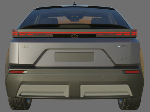 Toyota C-HR plus 2026 with interior Modelo 3D