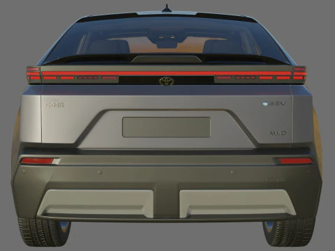 Toyota C-HR plus 2026 with interior 3D Model