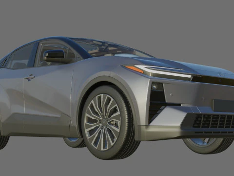 Toyota C-HR plus 2026 with interior 3D Model