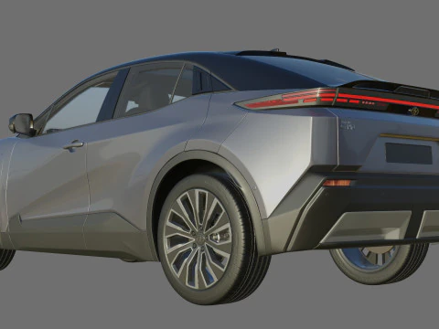 Toyota C-HR plus 2026 with interior 3D Model