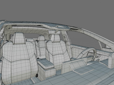 Toyota C-HR plus 2026 with interior Modelo 3D