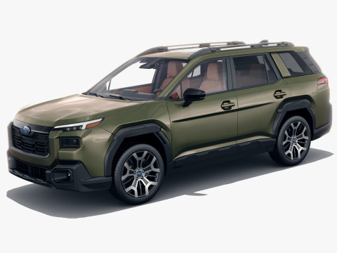 Subaru Outback 2026 with interior 3D Model