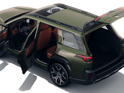 Subaru Outback 2026 with interior 3D Model