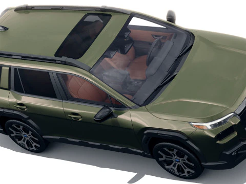 Subaru Outback 2026 with interior 3D Model