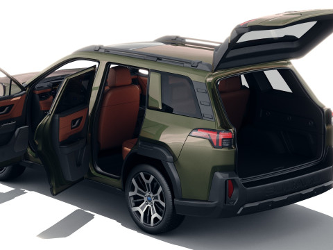 Subaru Outback 2026 with interior 3D Model