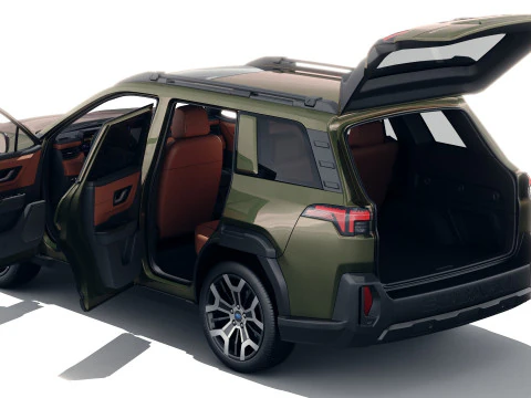 Subaru Outback 2026 with interior 3D Model