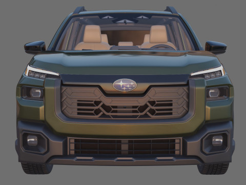 Subaru Outback 2026 with interior 3D Model