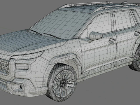 Subaru Outback 2026 with interior 3D Model