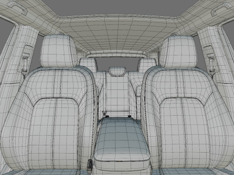 Subaru Outback 2026 with interior 3D Model