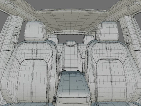 Subaru Outback 2026 with interior 3D Model