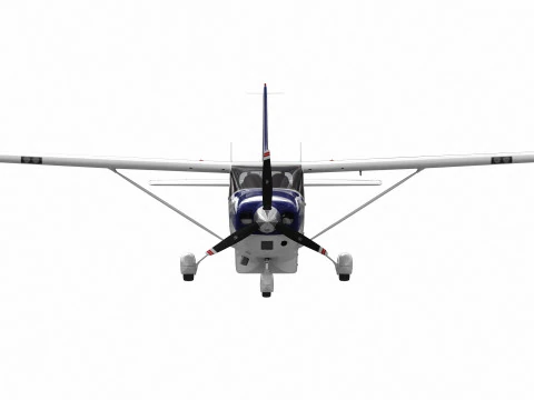 Cessna T206H Stationair HD 3D Model