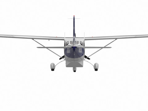 Cessna T206H Stationair HD 3D Модель
