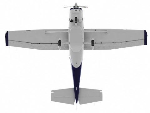 Cessna T206H Stationair HD 3D Модель
