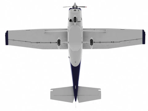 Cessna T206H Stationair HD 3D Model