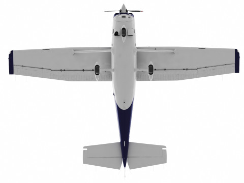 Cessna T206H Stationair HD 3D Модель
