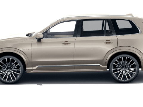 Volvo XC90 2025 with interior Modelo 3D