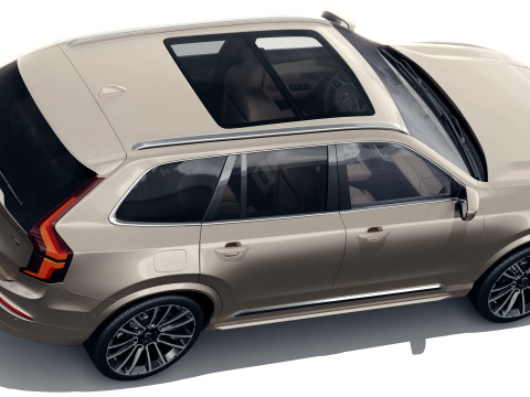 Volvo XC90 2025 with interior Modelo 3D