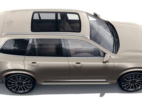 Volvo XC90 2025 with interior Modelo 3D