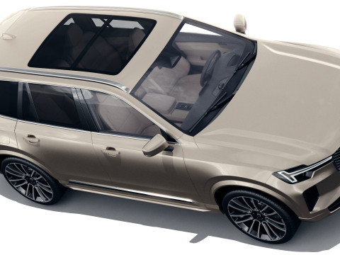 Volvo XC90 2025 with interior Modelo 3D