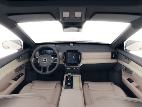 Volvo XC90 2025 with interior Modelo 3D