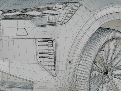 Volvo XC90 2025 with interior Modelo 3D
