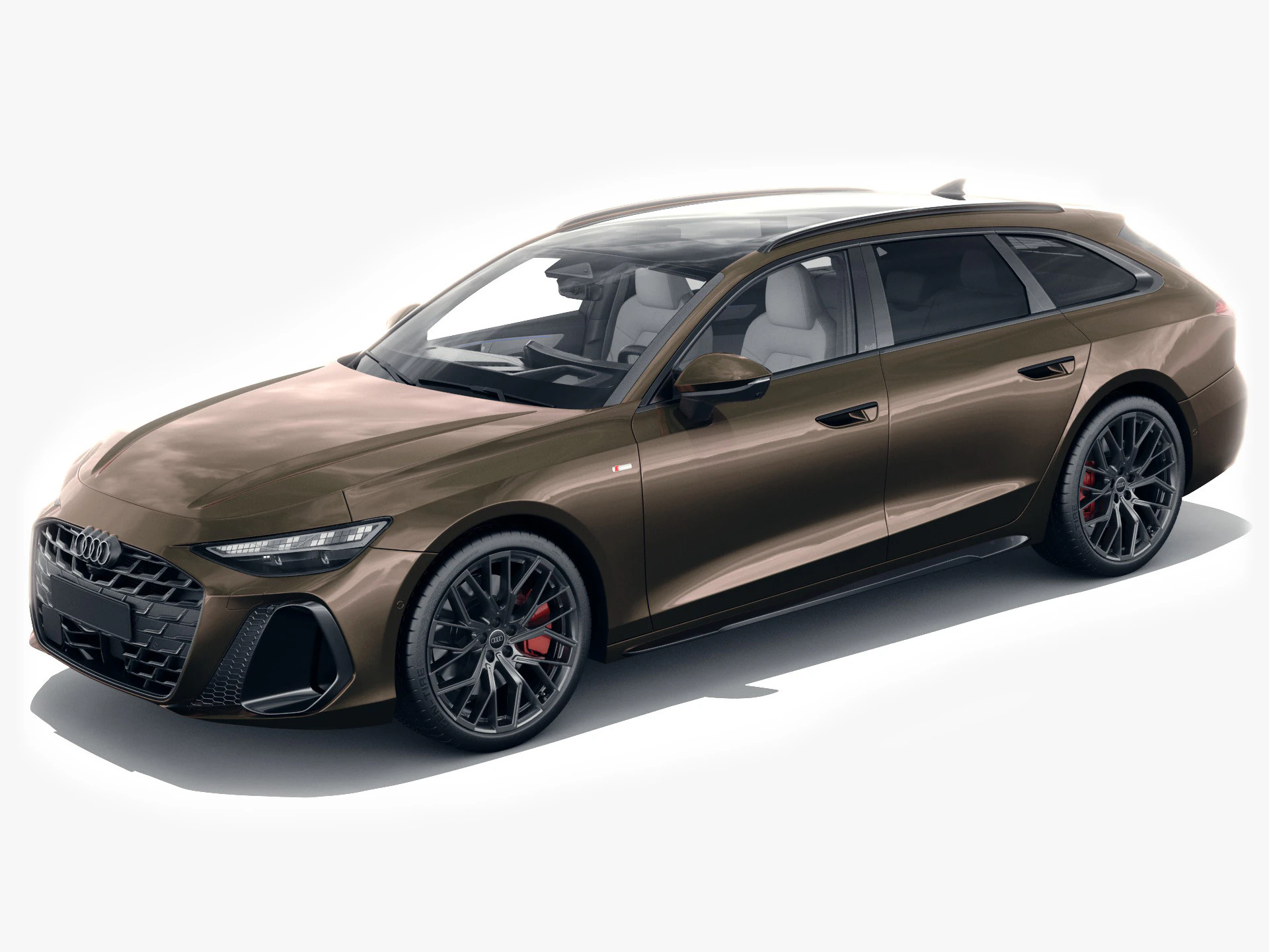Audi A6 Avant 2026 with interior 3D Model .c4d .max .obj .3ds .fbx .stl .blend 
