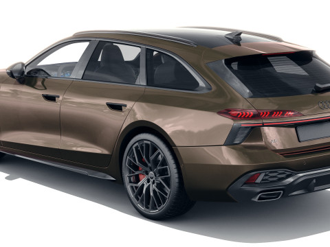 Audi A6 Avant 2026 with interior 3D Model