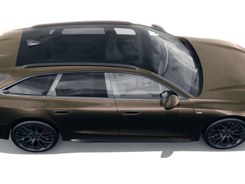 Audi A6 Avant 2026 with interior 3D Model
