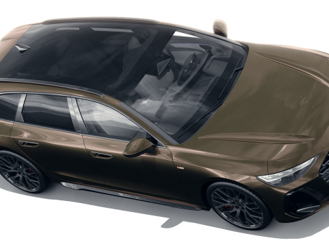 Audi A6 Avant 2026 with interior 3D Model