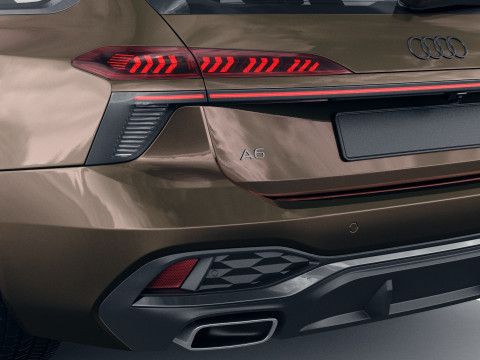 Audi A6 Avant 2026 with interior 3D Model