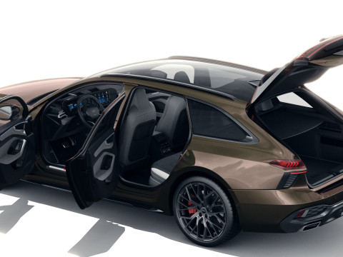 Audi A6 Avant 2026 with interior 3D Model