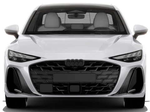 Audi A6 Sedan 2026 with interior 3D Model
