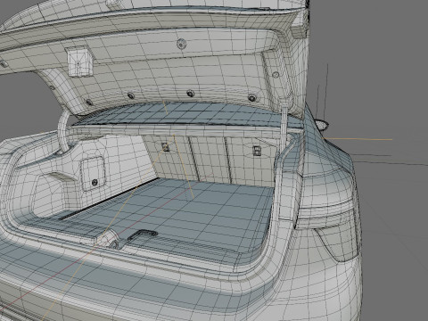 Audi A6 Sedan 2026 with interior 3D 模型