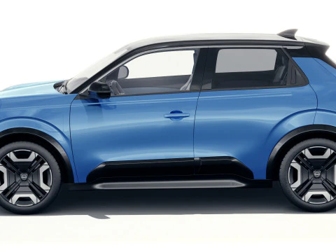 Nissan Micra EV 2026 with interior 3D Model