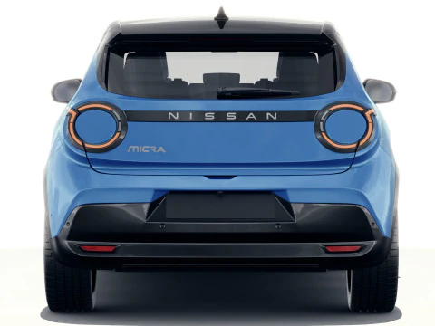 Nissan Micra EV 2026 with interior 3D Model