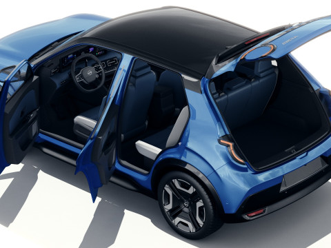 Nissan Micra EV 2026 with interior 3D Модель