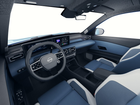 Nissan Micra EV 2026 with interior 3D Модель