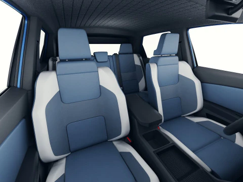 Nissan Micra EV 2026 with interior 3D Model