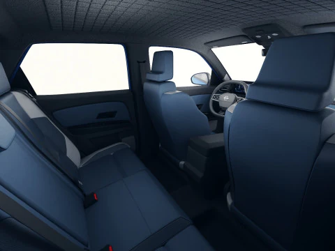 Nissan Micra EV 2026 with interior 3D Model