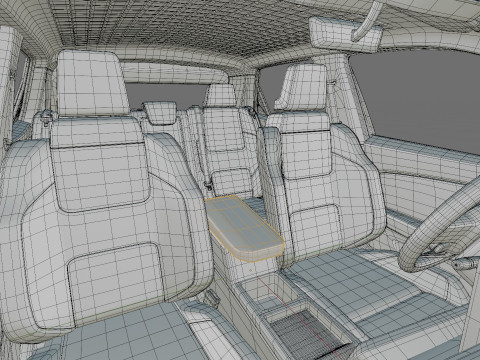 Nissan Micra EV 2026 with interior 3D Модель