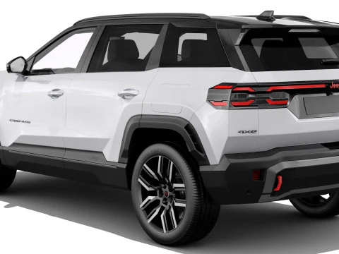 Jeep Compass 2026 with interior 3D Model