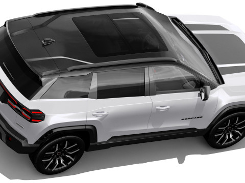 Jeep Compass 2026 with interior Modèle 3D