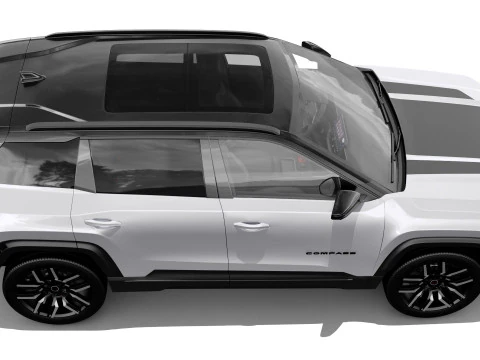Jeep Compass 2026 with interior 3D Model