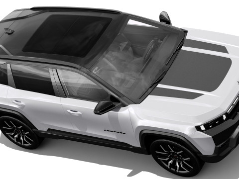 Jeep Compass 2026 with interior Modèle 3D
