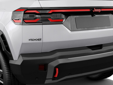 Jeep Compass 2026 with interior Modèle 3D